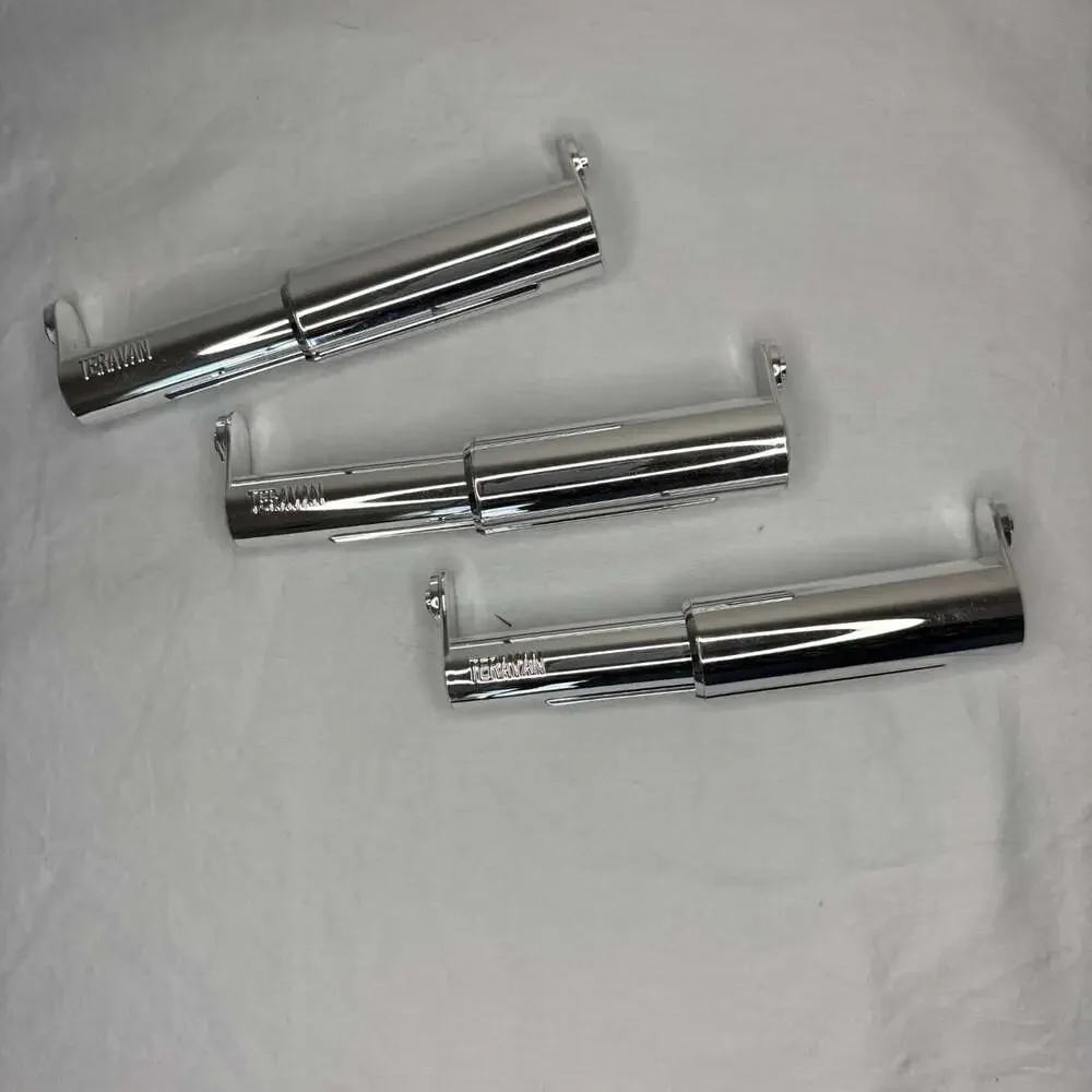Teravan Extender for Extra Large Toilet Paper, Silver/Chrome X3